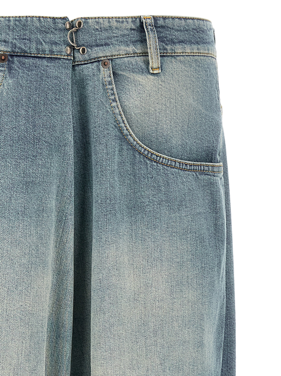 Maison Margiela Wrap Jeans - Light Blue | 05e1f7722b58f3d02b9bade57dd0b2d84d5f83c4