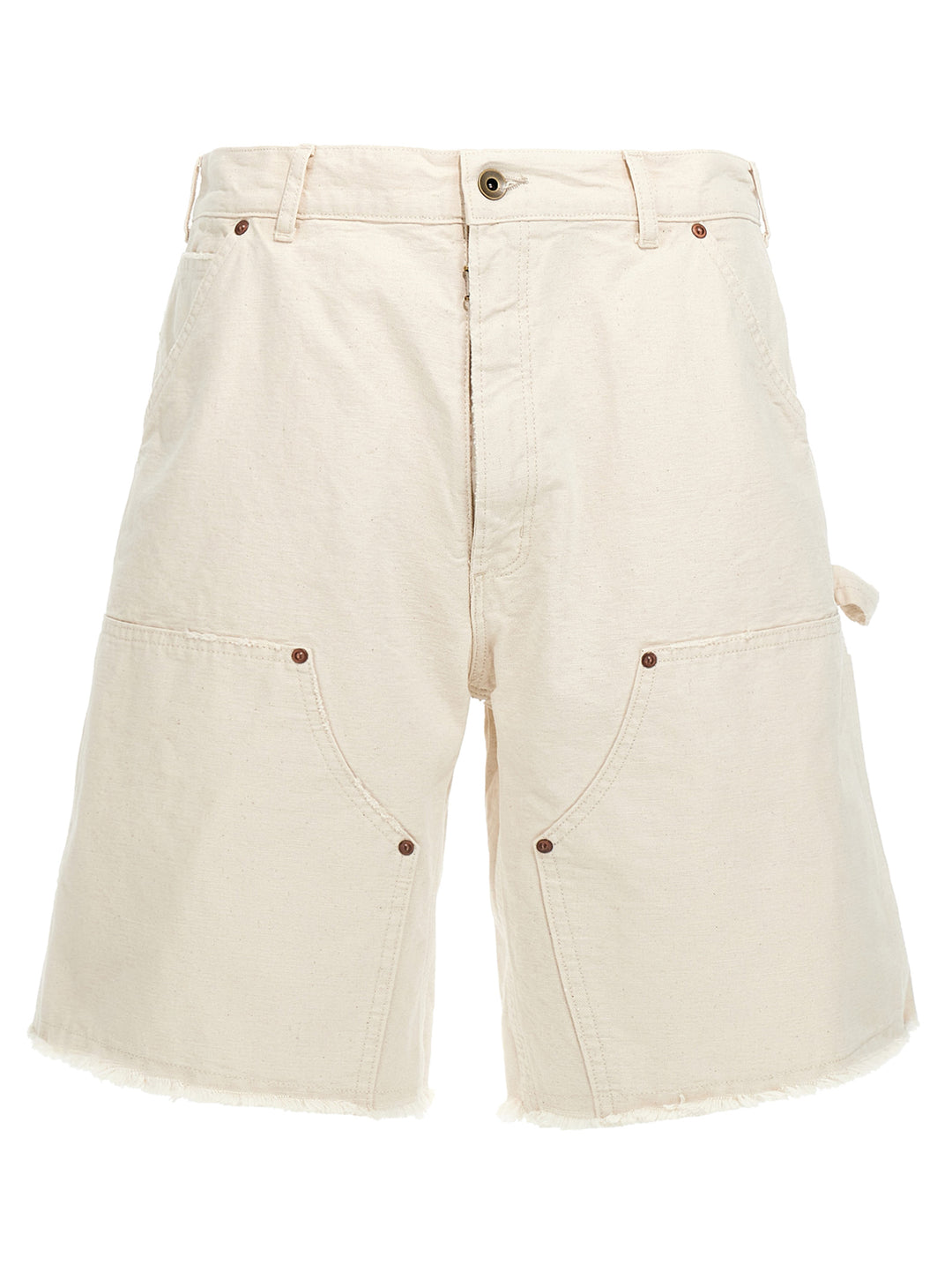 Denim Bermuda Shorts Bermuda, Short Beige