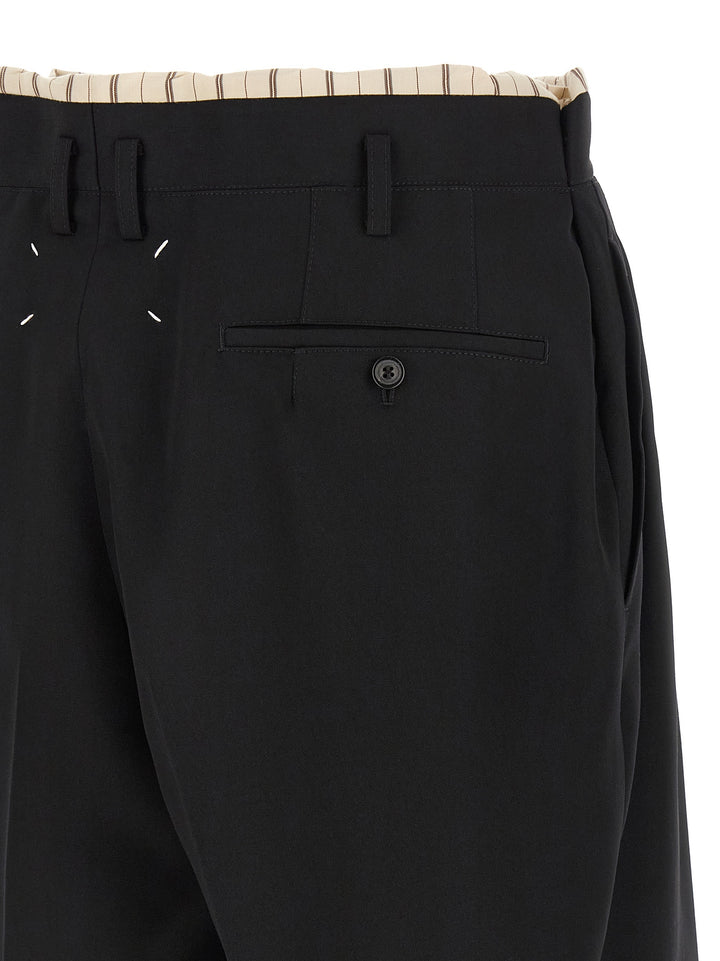 Maison Margiela Lining Insert Bermuda Shorts Bermuda and Short - Black | 2c13099f4107dc147f75e1b50b7f13cfd466a0c4