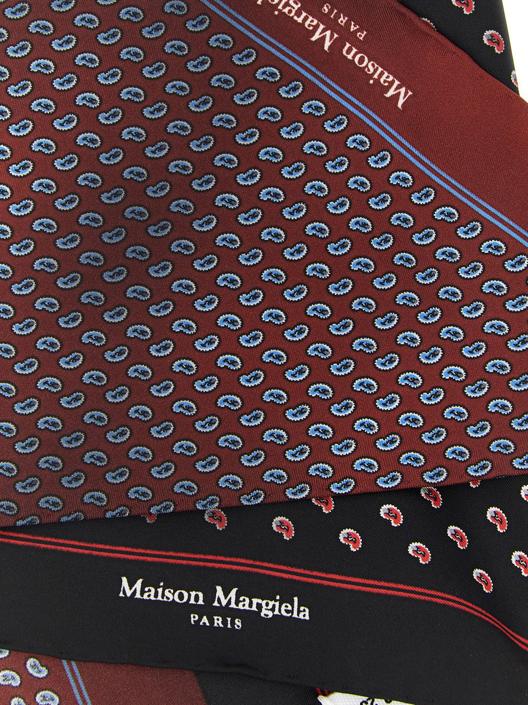 Maison Margiela Paisley Print Double-Sided Scarf Scarves and Foulards - Multicolor | deed97c831f4189a82f32850b01ac16f7e61c04e