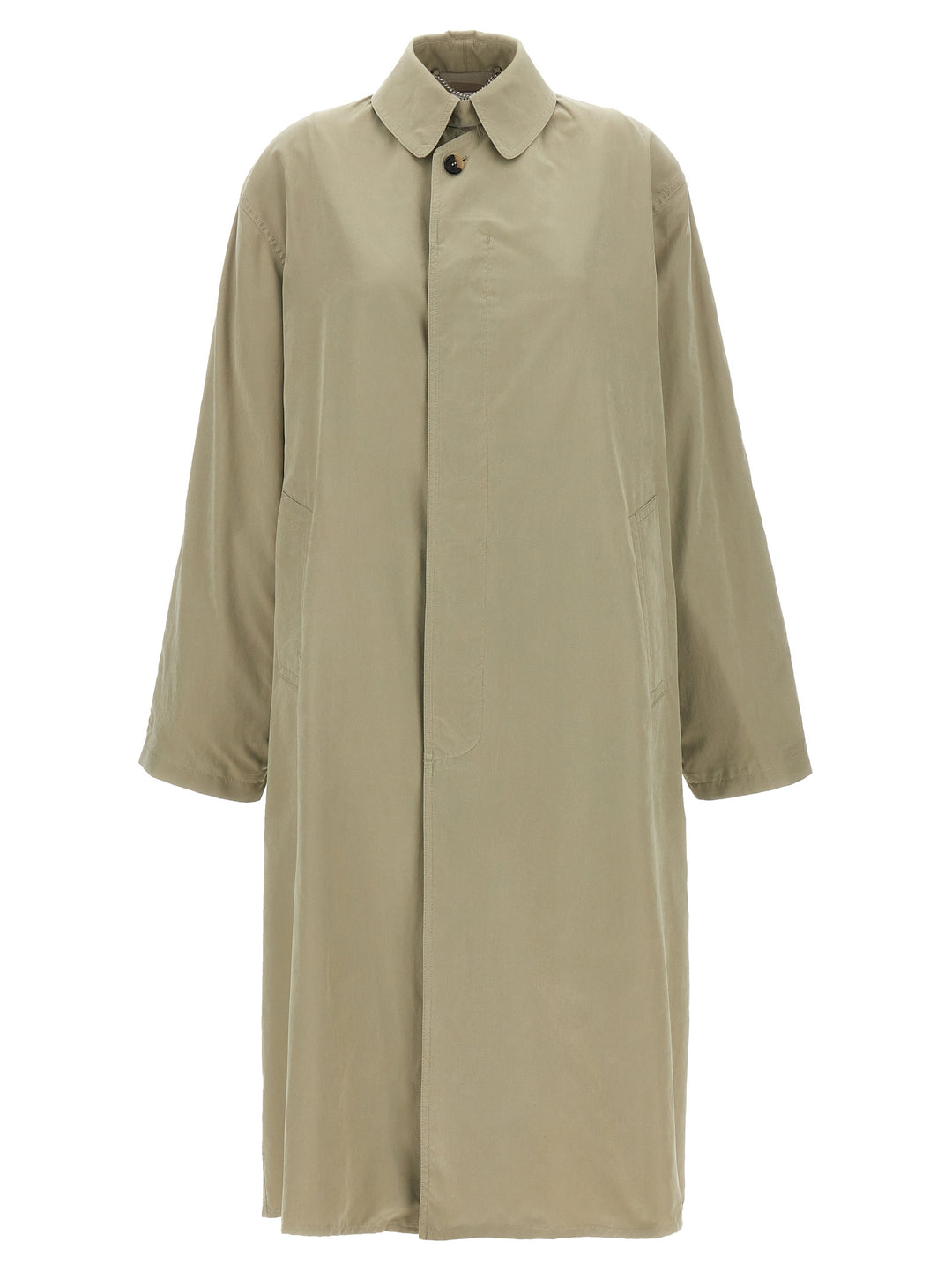 Maison Margiela Single-Breasted Trench Coat Coats and Trench Coats - Green | 7e357e04833bf8ff270d58abbd538d6955ba92ed