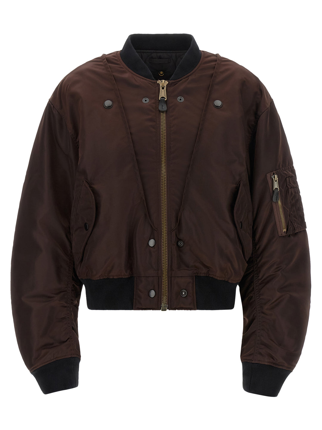 Maison Margiela Ma-1 Puffer Jackets - Brown | 13154d3dd9e17da32ea324957988c767322a91ae