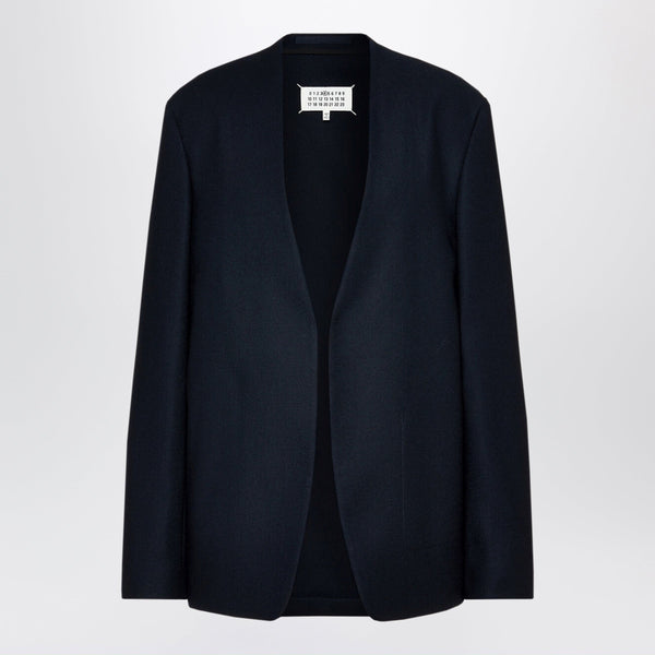 Navy Virgin Wool Jacket