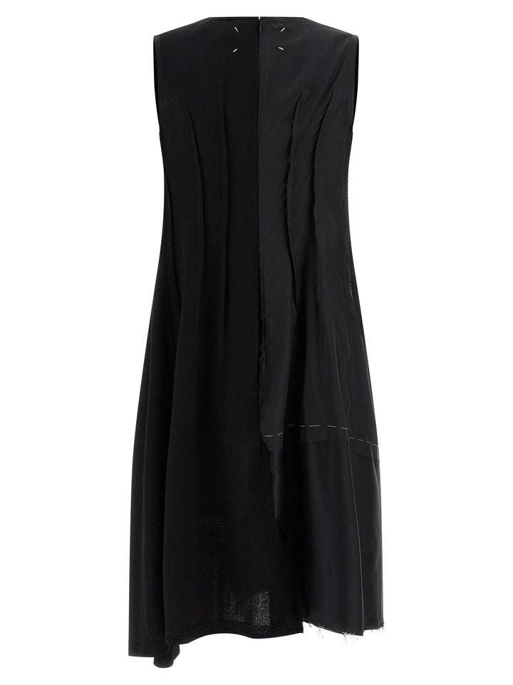 Maison Margiela Panel Dress Dresses - Black | f7f1d7781e6e1776a19da80a5c796de27bc8b0da