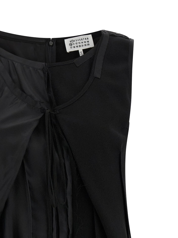 Maison Margiela Panel Dress Dresses - Black | 79b54f07012ebcf659083c4804761600a2dab0d5