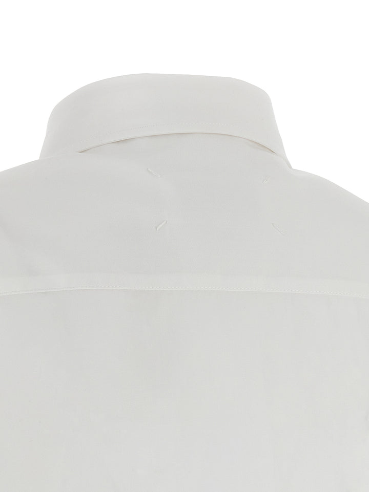 Maison Margiela Dotton-Down Shirt Shirt and Blouse - White | 6c953aed21e3ca7b309dbdfb76f45f8ca8f8775a