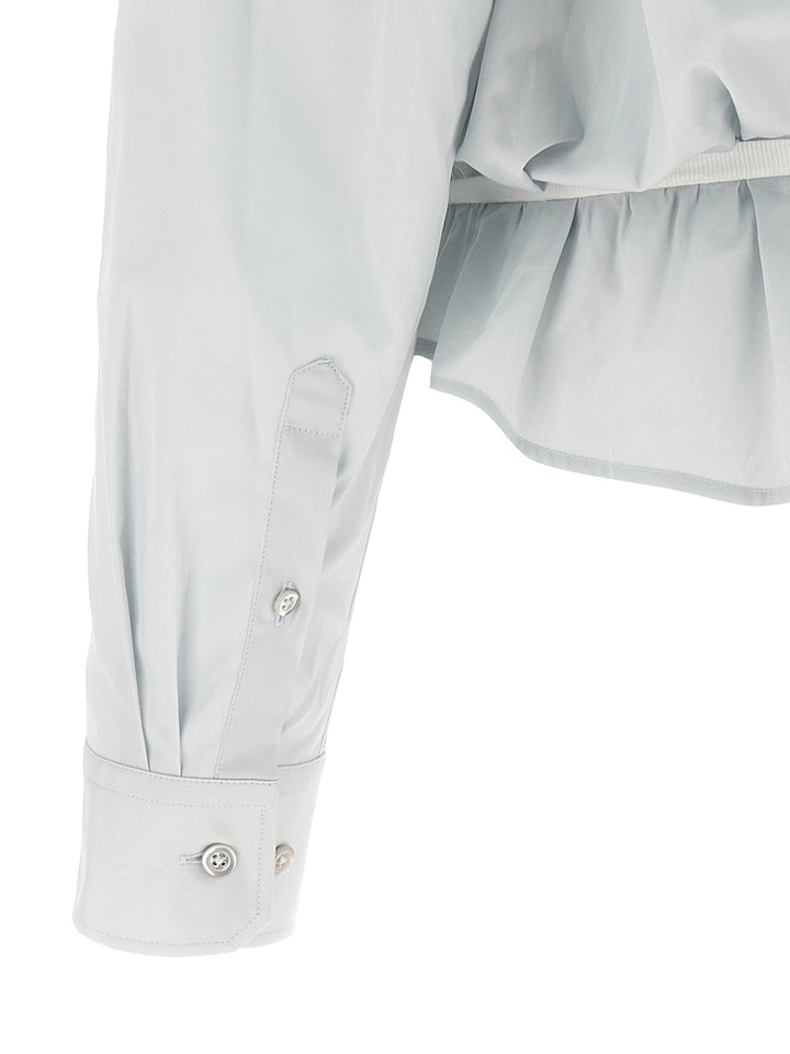 Maison Margiela Layered Shirt Shirt and Blouse - Light Blue | 85a29e907bf0505d361a717e02e66fcc4ab53d7f