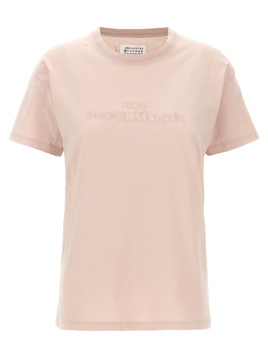 Logo Embroidery T-Shirt Pink