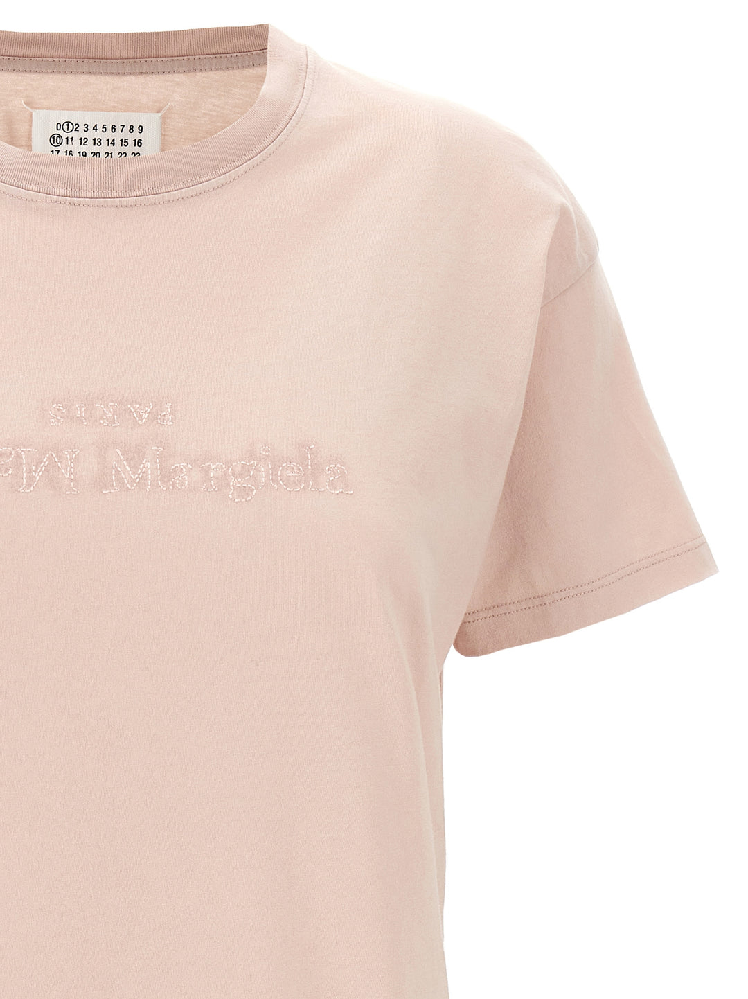 Logo Embroidery T-Shirt Pink