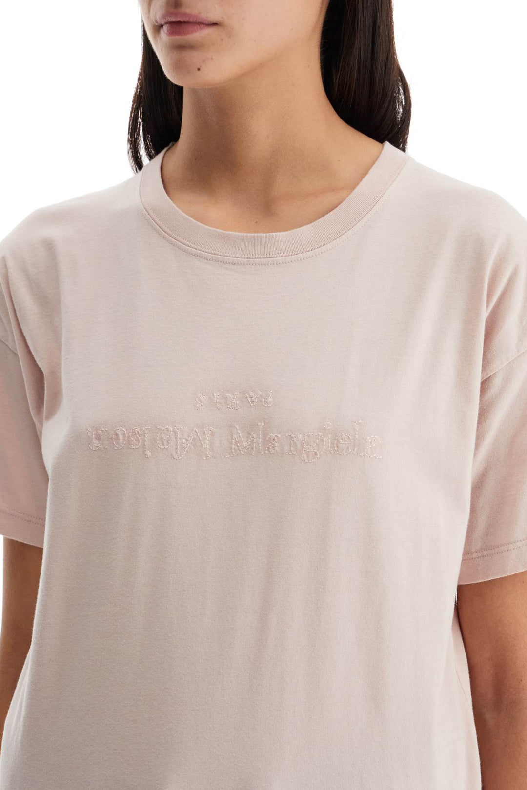 T Shirt Con Logo Inverso