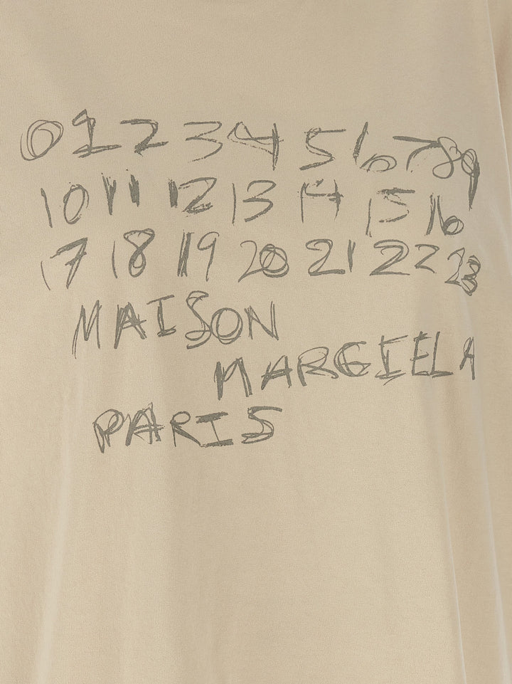 Maison Margiela Printed T-shirt - Beige | 48e0f711f123ce46cc969224e436c85f62d701aa