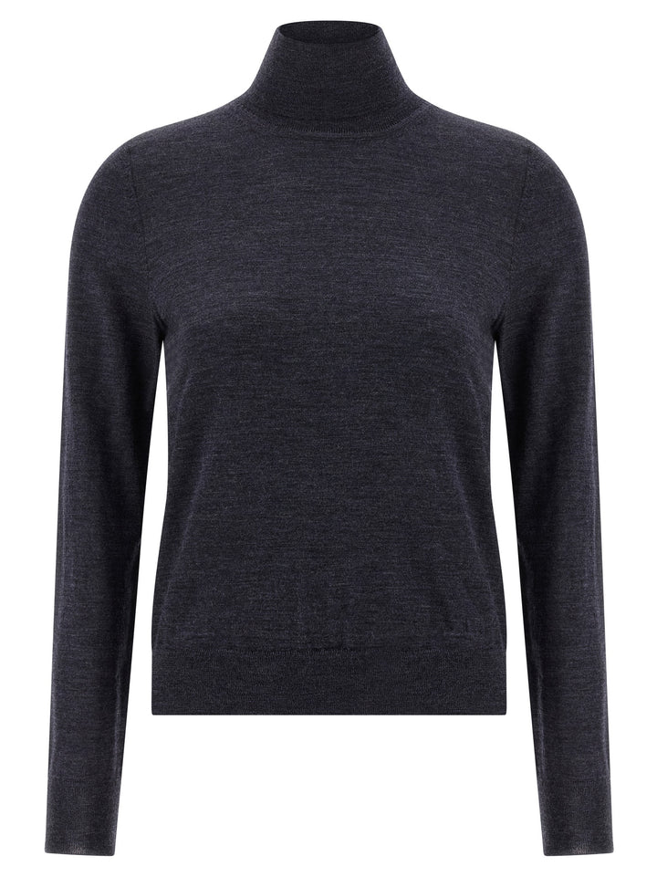 Maison Margiela Wool Turtleneck Sweater Sweaters and Cardigans - Blue | e48f38f8449c412440b5e9148488e129aa9953e3