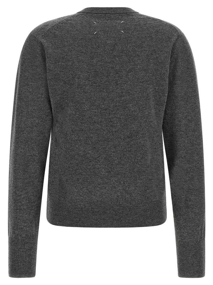 Maison Margiela Twist Wool Sweater Sweaters and Cardigans - Gray | 11a7a763d6e8ca72e3bc38fb42206920965c0489