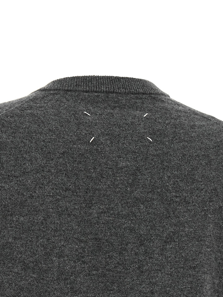 Maison Margiela Twist Wool Sweater Sweaters and Cardigans - Gray | 81609e8743e369f8c1f2970a56b74f6ddf26a719