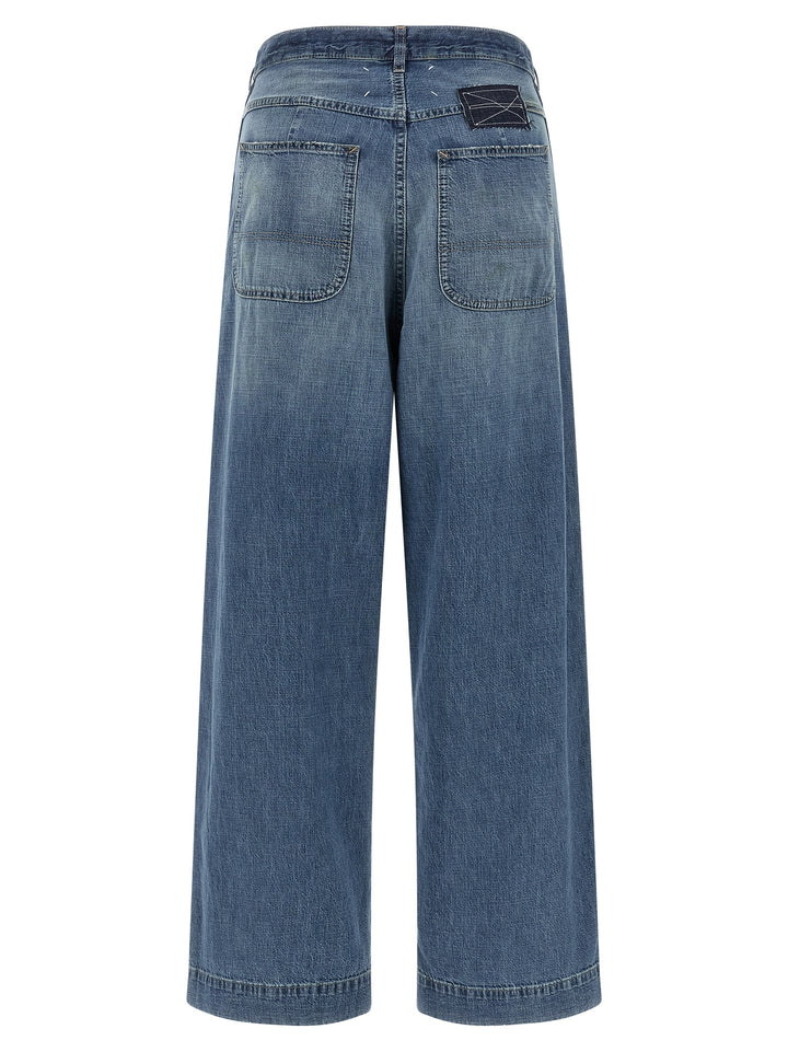Maison Margiela Four Stitches Jeans - Blue | 1c834b4ed6ca0cbf87d2ffad066a7d93e14fe6ab