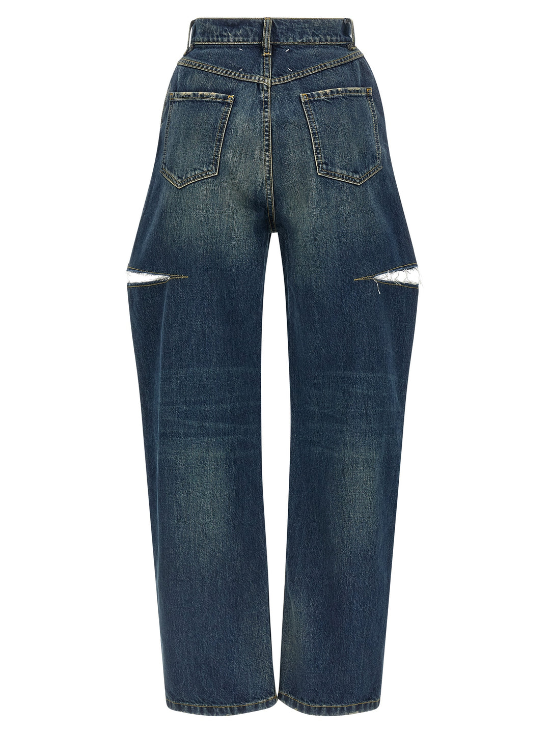 Maison Margiela Cut-Out Jeans - Blue | d7a75c7756ddaea8f6dd126ef8cb571adeeae10d