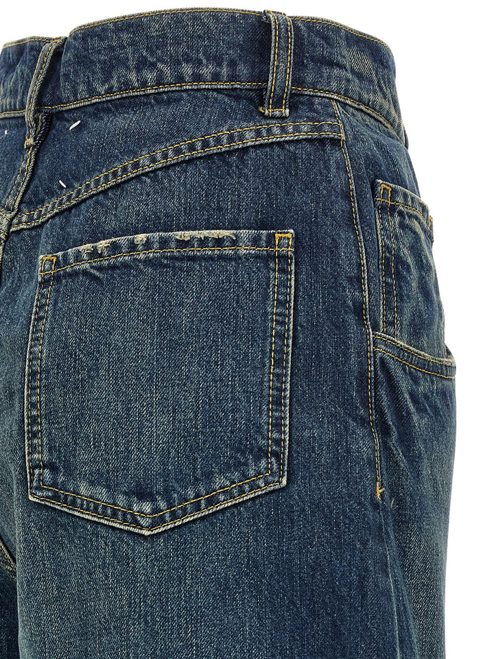 Maison Margiela Cut-Out Jeans - Blue | a5ff4f4a2e1434d9137fc2ba4109b902af2c1247