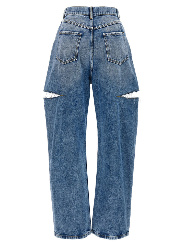 Maison Margiela Cut-Out Jeans - Light Blue | b9c7739b49844524a11add2846581007b8023478