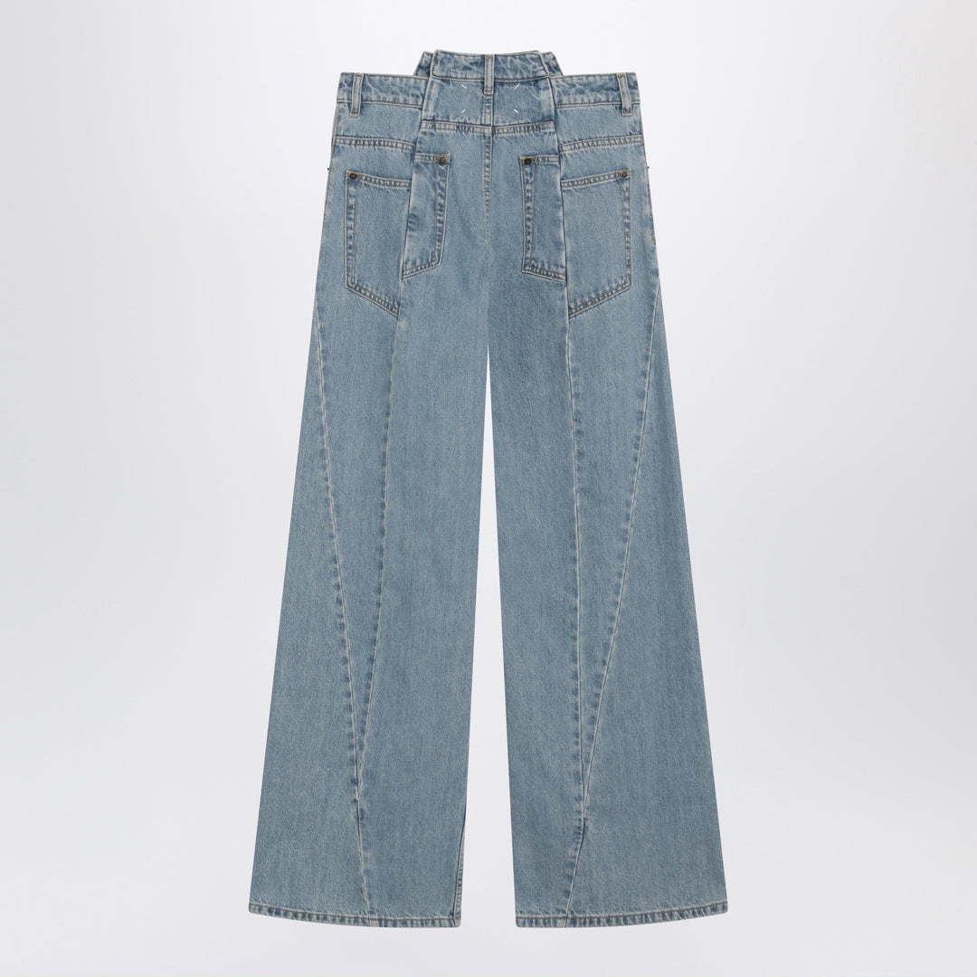 Maison Margiela Pants - Blue | 217c54481b8524553f9541b0fb17ad7792c46145