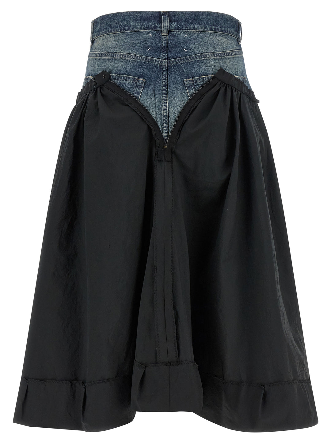 Maison Margiela Denim Insert Skirt Skirts - Multicolor | 259dcf8a385a62f308d1457fb10b4977826a2d08
