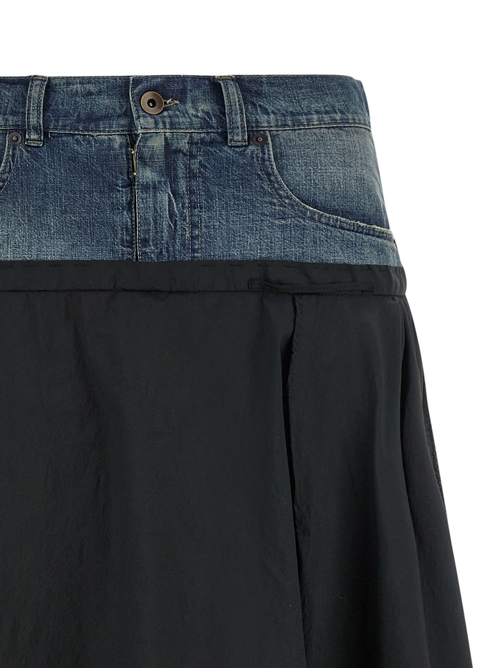 Maison Margiela Denim Insert Skirt Skirts - Multicolor | a5eb6f04c7f68f8db7e08047221b97c2b68ab8c4