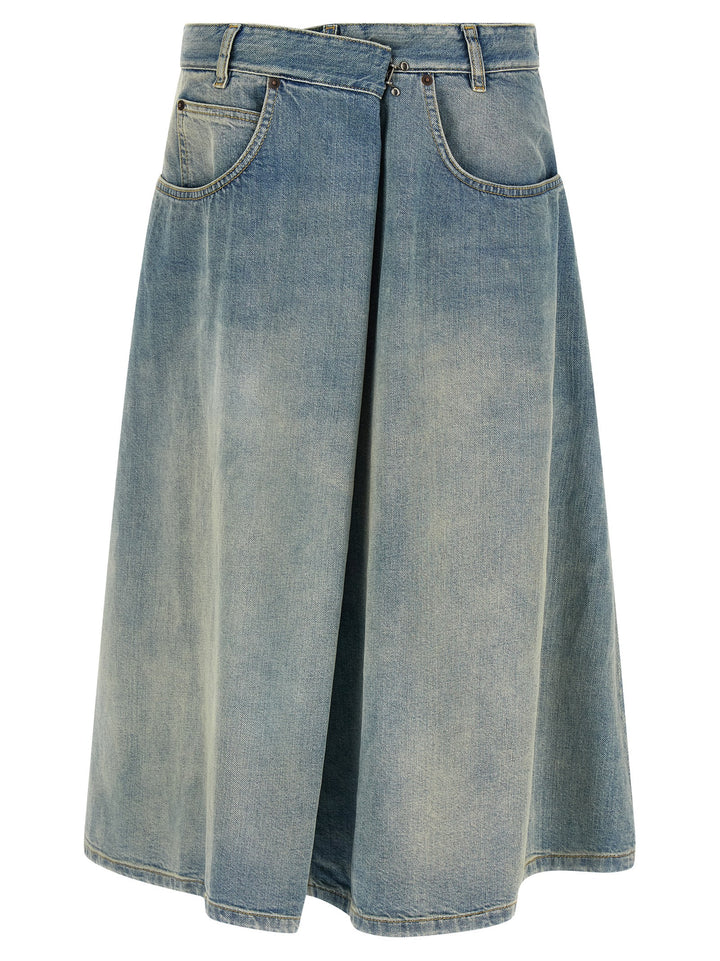 Maison Margiela Wrap Skirt Skirts - Light Blue | ee1e05a3ce8ae33d4b31b3573a48b630071a388f