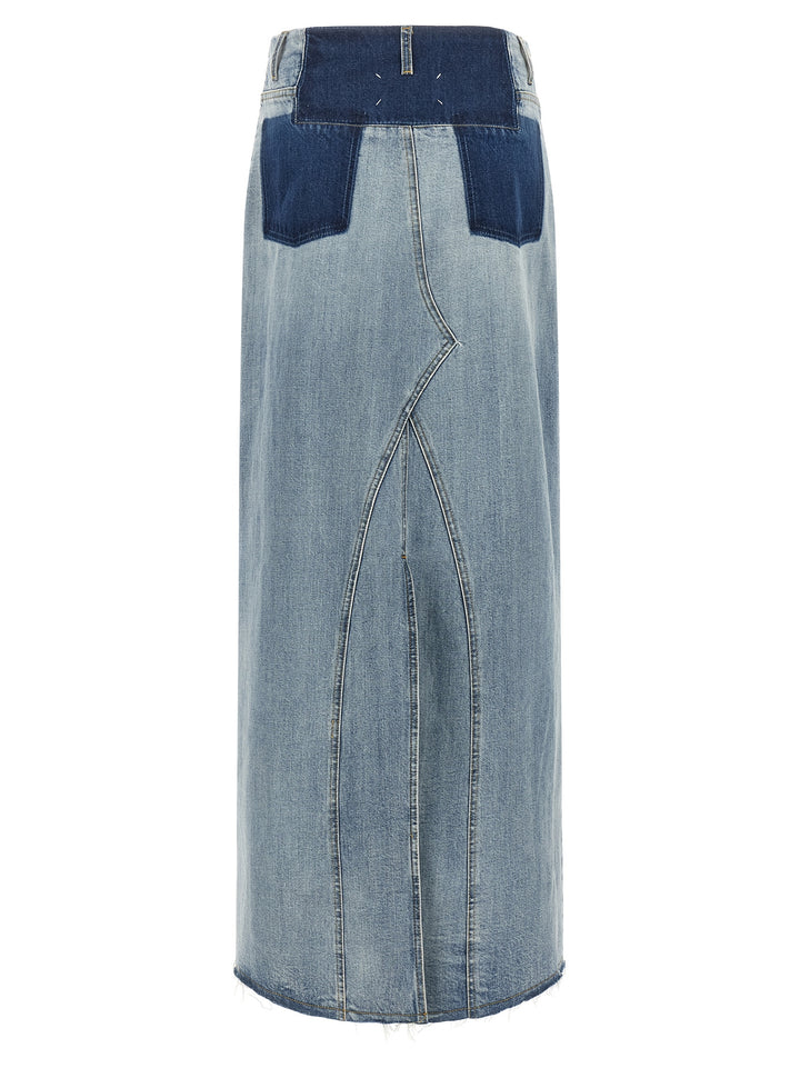 Maison Margiela Denim Skirt Skirts - Light Blue | 9acb85b13e53a25d5e4ddea6fee116229a3dcc93