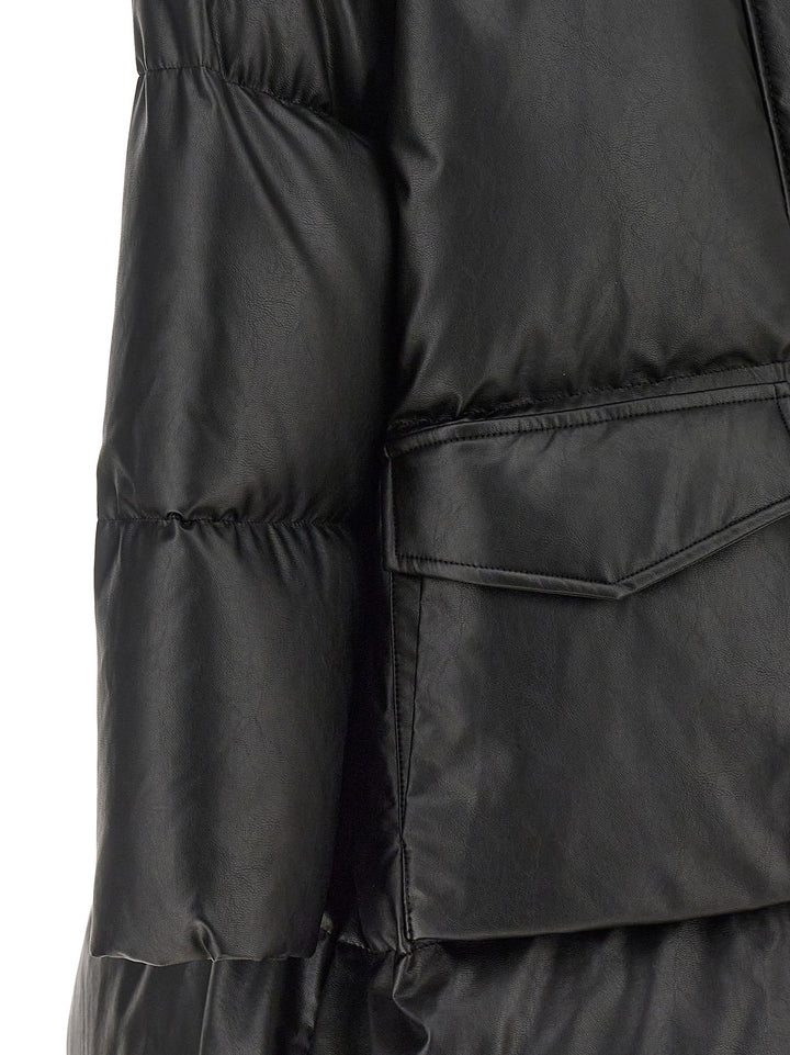 Eco Leather Jacket Coats, Trench Coats Black