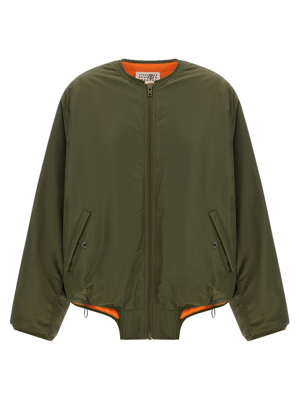 Sculptural Hem Jacket Puffer Jackets Green