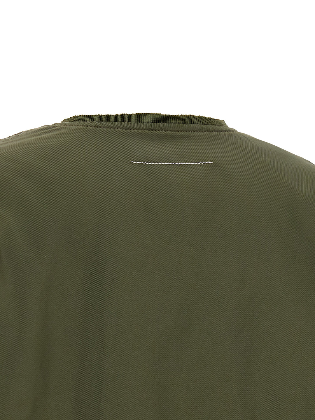 Mm6 Maison Margiela Sculptural Hem Jacket Puffer Jackets - Green | 5506789f8ad0cf8c2cc42ec4809258c1ed3fd81a