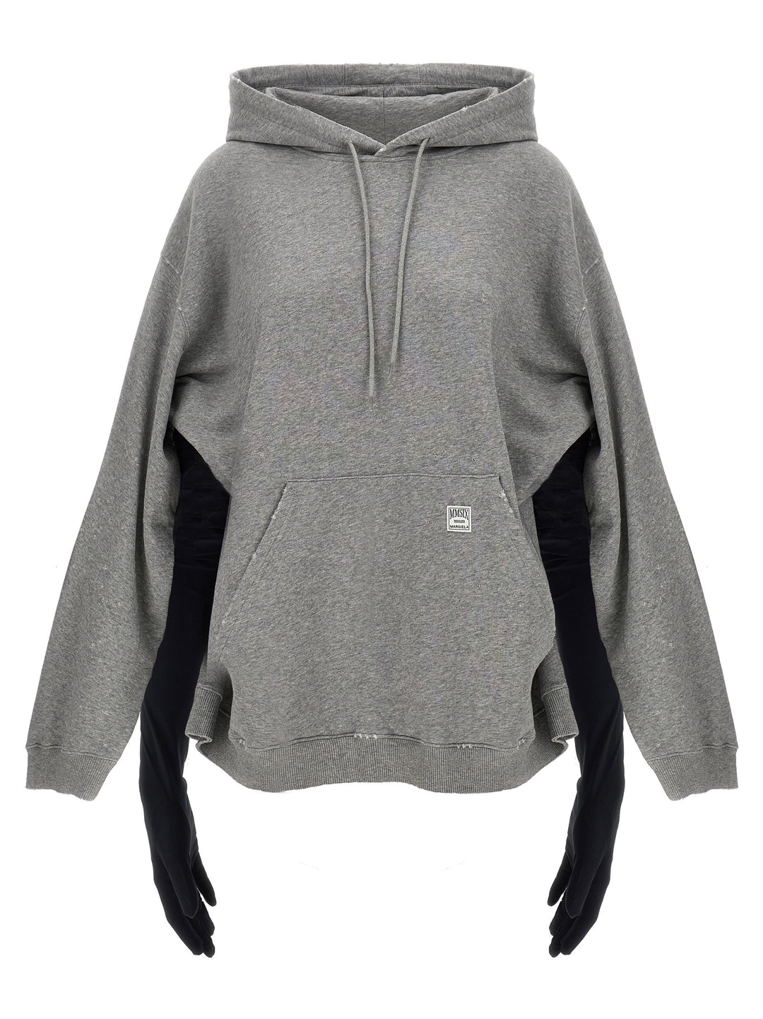 Mm6 Maison Margiela Hoodie Dress With Gloves Dresses - Gray | 0cde089dfa00fa29801ddf932c3ab96108d4ac34