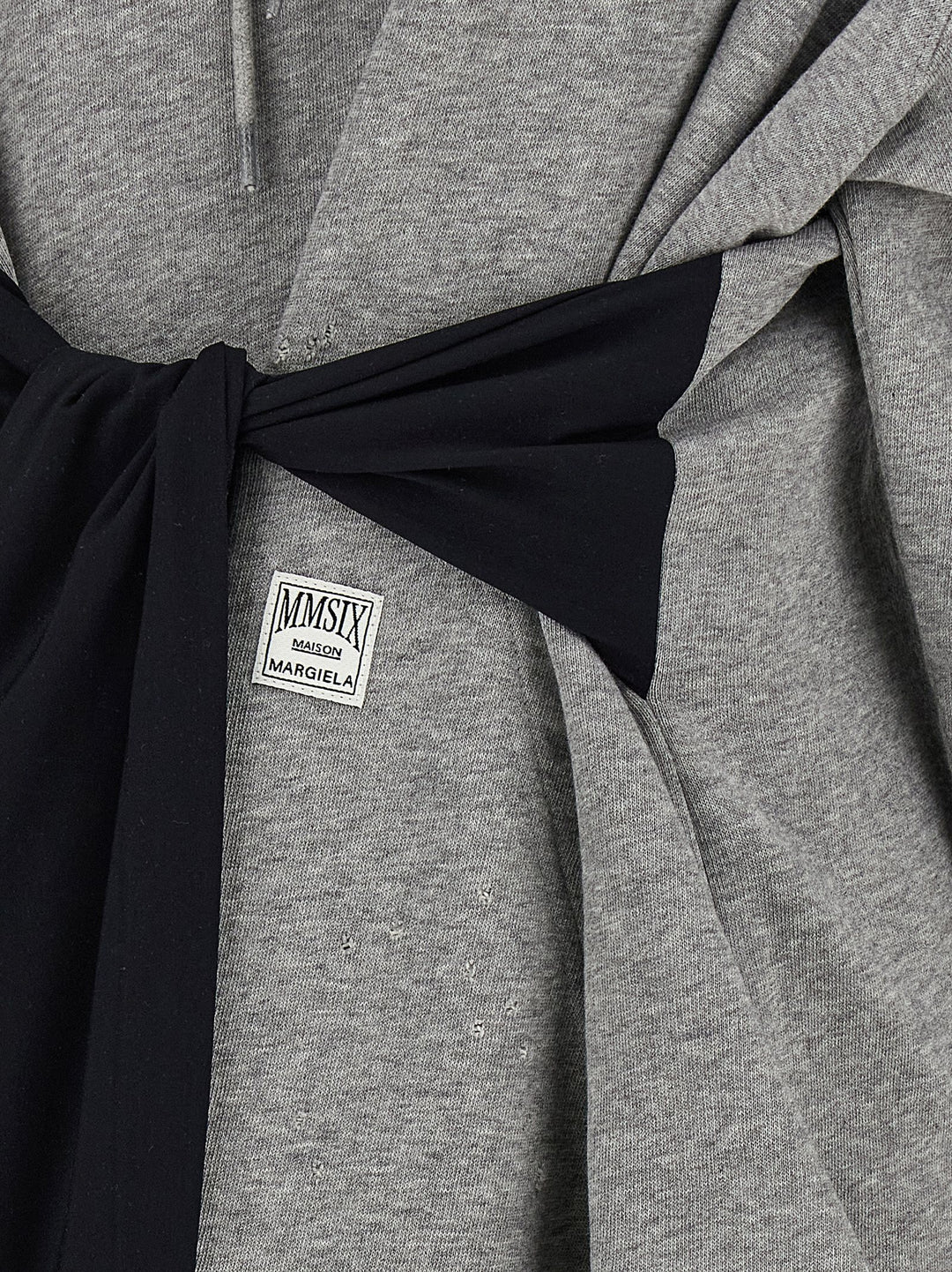 Mm6 Maison Margiela Hoodie Dress With Gloves Dresses - Gray | 8b96527d08d32586dddcd782333dbaa48e38a7ee