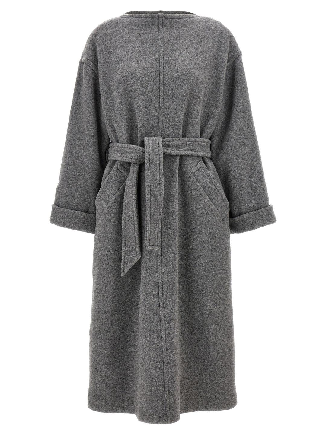 Cloth Midi Dress Dresses Gray