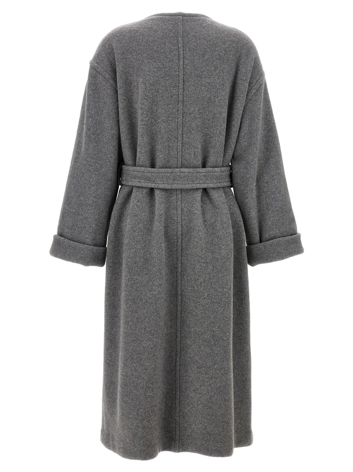 Cloth Midi Dress Dresses Gray