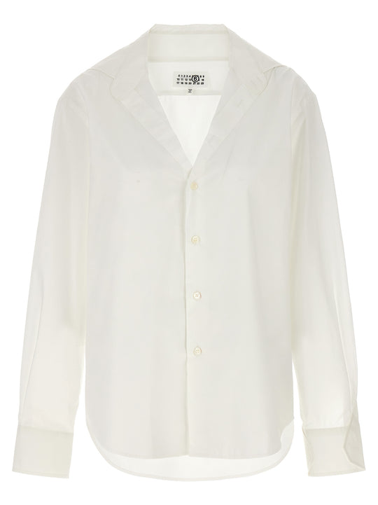 V-Neck Shirt Shirt And Blouse White