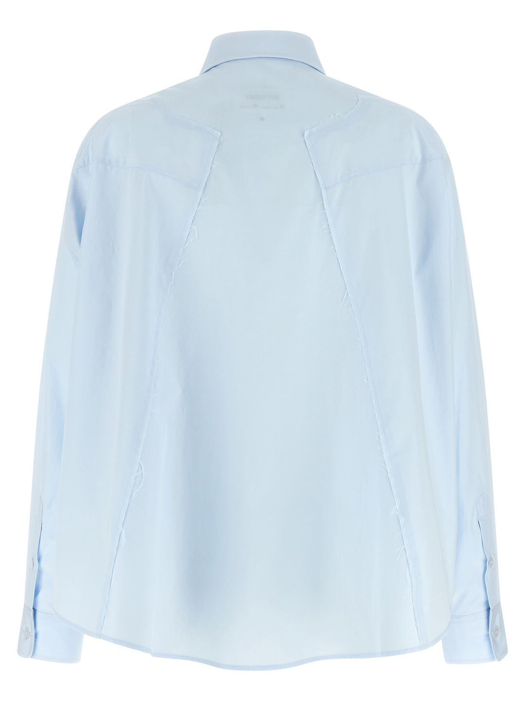 Mm6 Maison Margiela Poplin Shirt Shirt and Blouse - Light Blue | e0190002e4b691a17c1909dc26caeb1606f7d13e