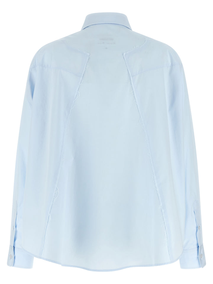 Mm6 Maison Margiela Poplin Shirt Shirt and Blouse - Light Blue | e0190002e4b691a17c1909dc26caeb1606f7d13e