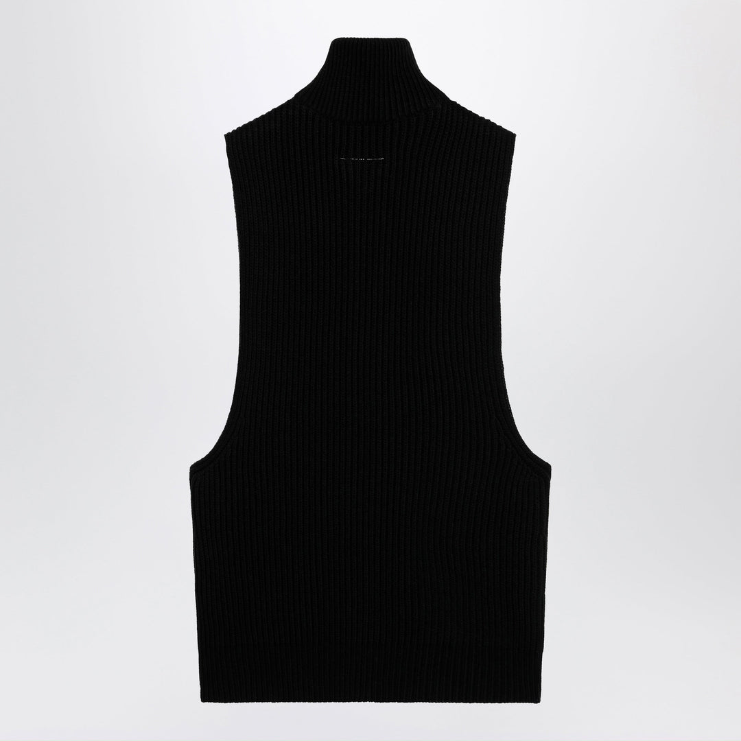 Mm6 Maison Margiela Vests - Black | e8d0acbd46f3f9a7d4b0510e3bc9c77ce3bed34b