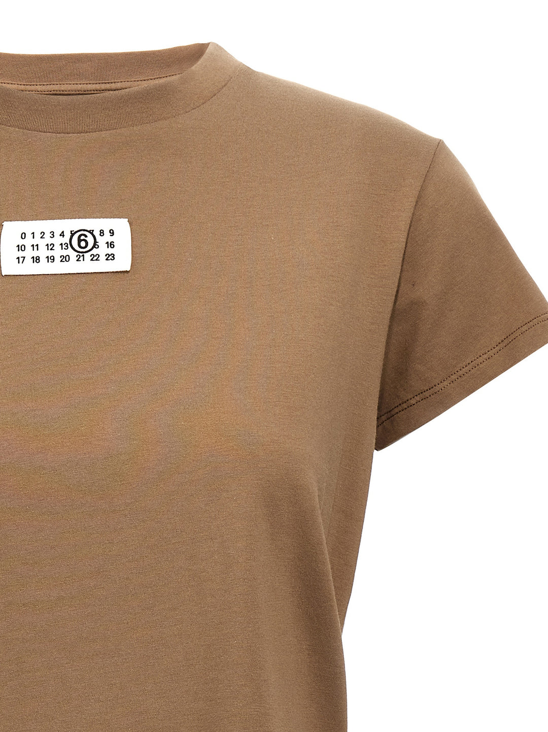 Logo Label T-Shirt Brown