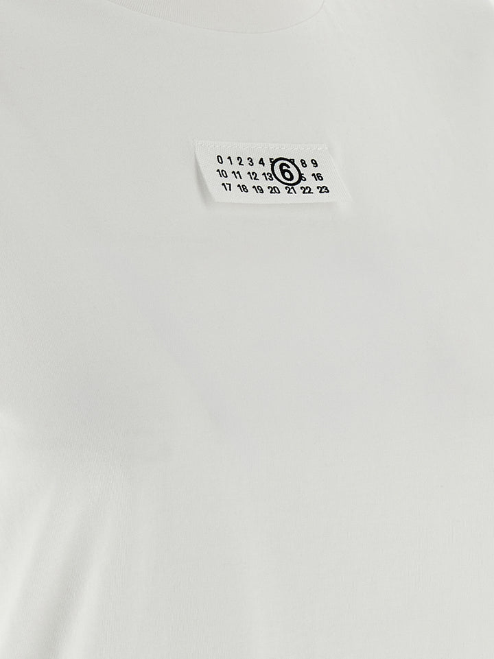 Mm6 Maison Margiela Numeric Signature Mm6 T-shirt - White | 5bff84ae91fa41c9ed3efebbd159077c4c896acd