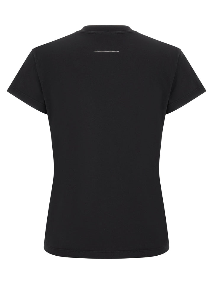 Mm6 Maison Margiela Numeric Signature Mm6 T-shirt - Black | ed69124dab491b3bb1a92526039d616d9f9e8a57