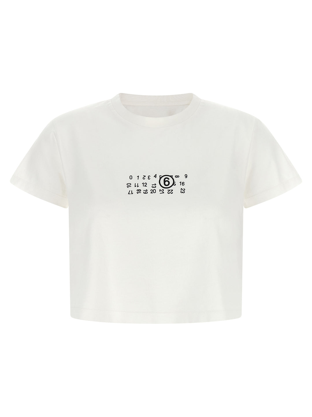 Mm6 Maison Margiela Numeric Signature Mm6 T-shirt - White | c67cf981bffb89768b2e56496ea71d6e542b85cc
