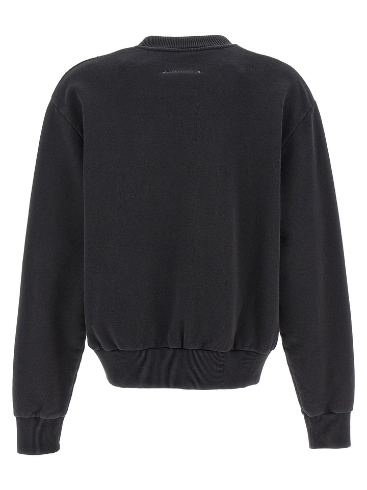 Patchwork Sweatshirt Black