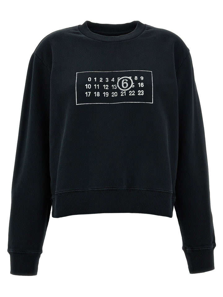 Logo Print Sweatshirt Black