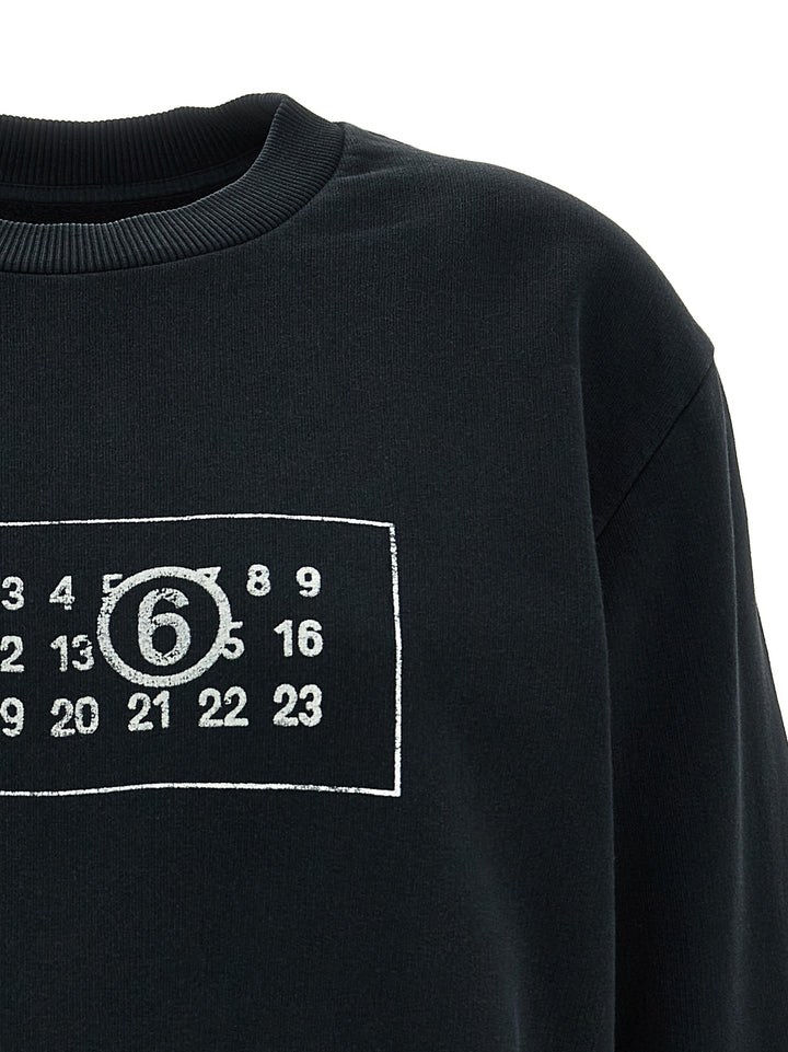 Logo Print Sweatshirt Black