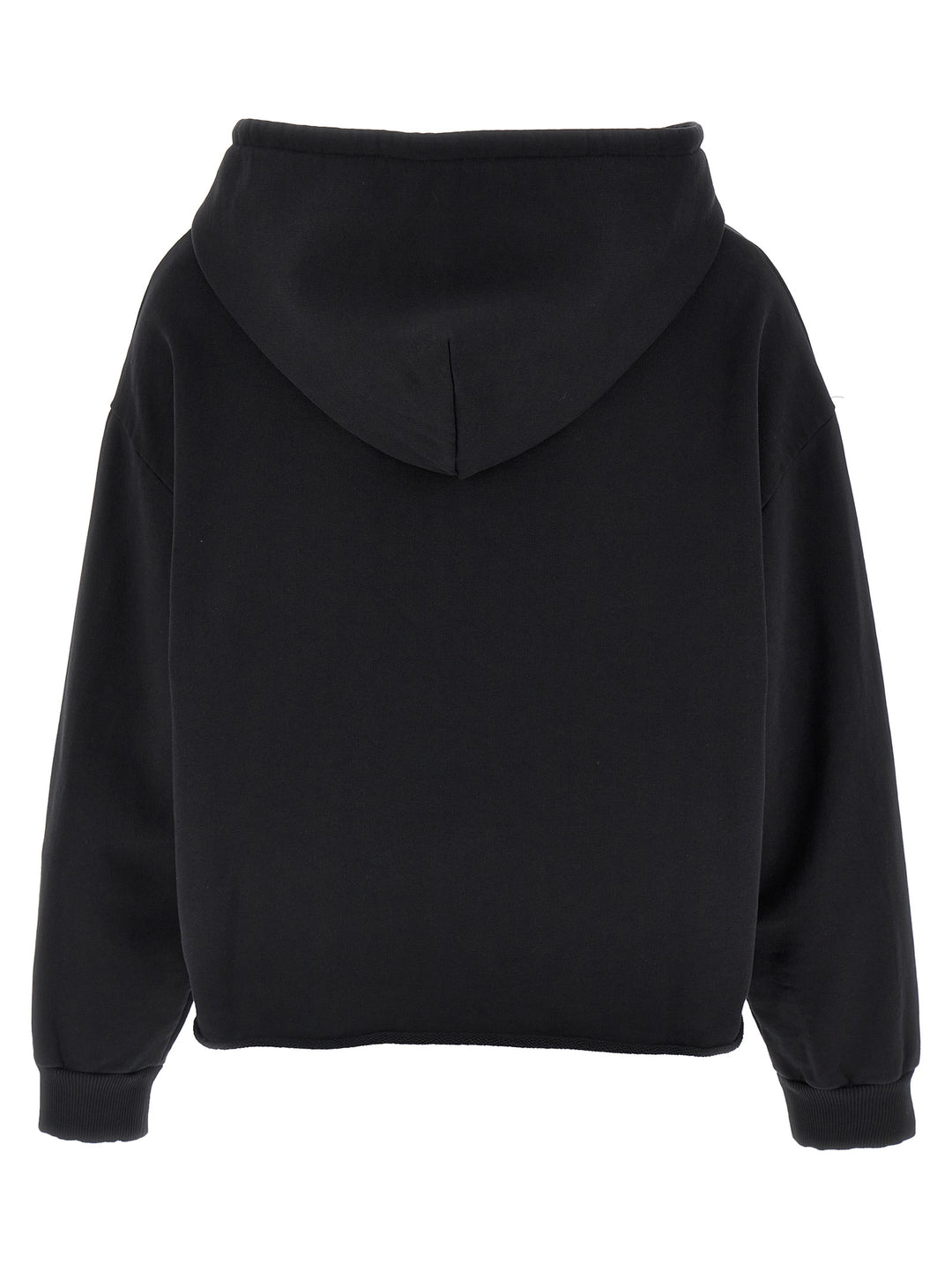 Raw Cut Hoodie Sweatshirt Black