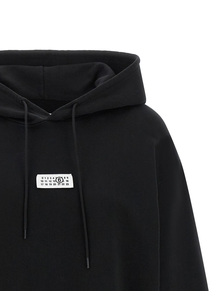 Mm6 Maison Margiela Numeric Signature Mm6 Sweatshirt - Black | 988c9411dde5dc5aaade2e22fac33e136f4b0574