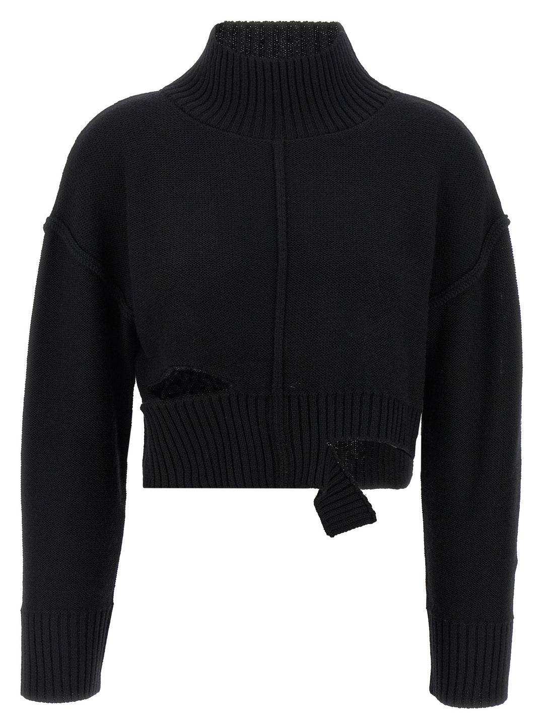Mm6 Maison Margiela Distressed Sweater Sweaters and Cardigans - Black | d80cfc4831c97447f8950563b503a9320e9d291a