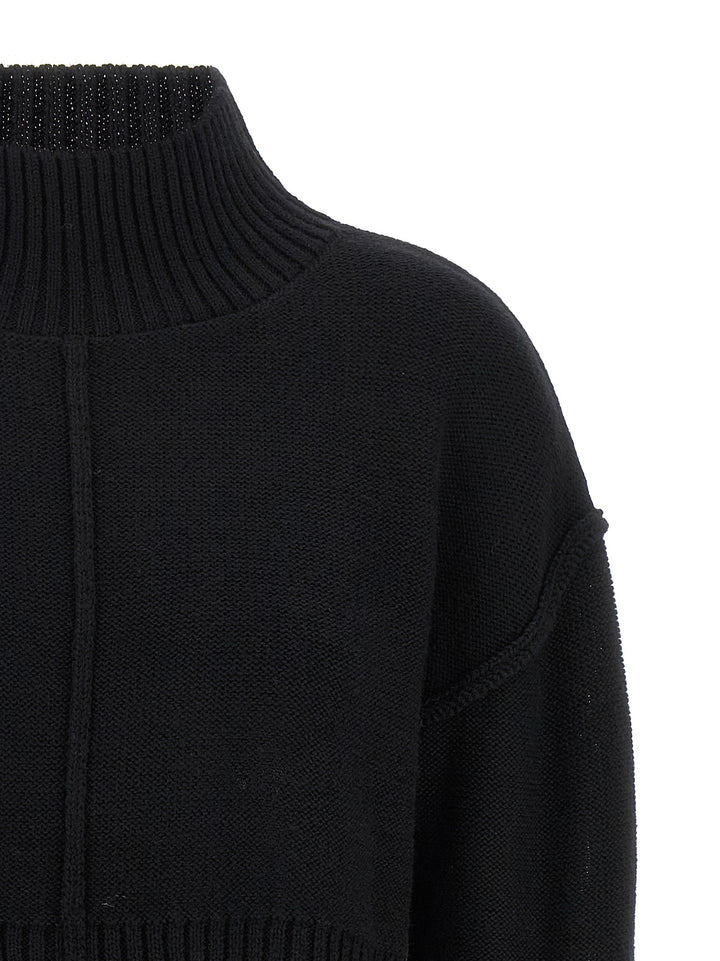 Mm6 Maison Margiela Distressed Sweater Sweaters and Cardigans - Black | ea246c686c1ab3c07eb40d08a3b60fa1786354df