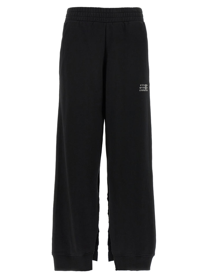 Mm6 Maison Margiela Numeric Signature Mm6 Pants - Black | 852f3115ec2857dfd6601d1eaa98f3ff2a09ecac